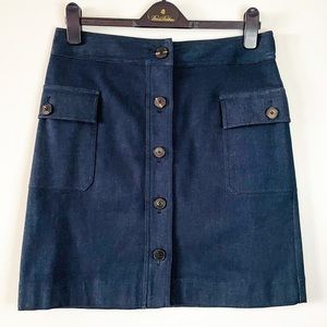 Brooks Brothers Stretch Denim Skirt